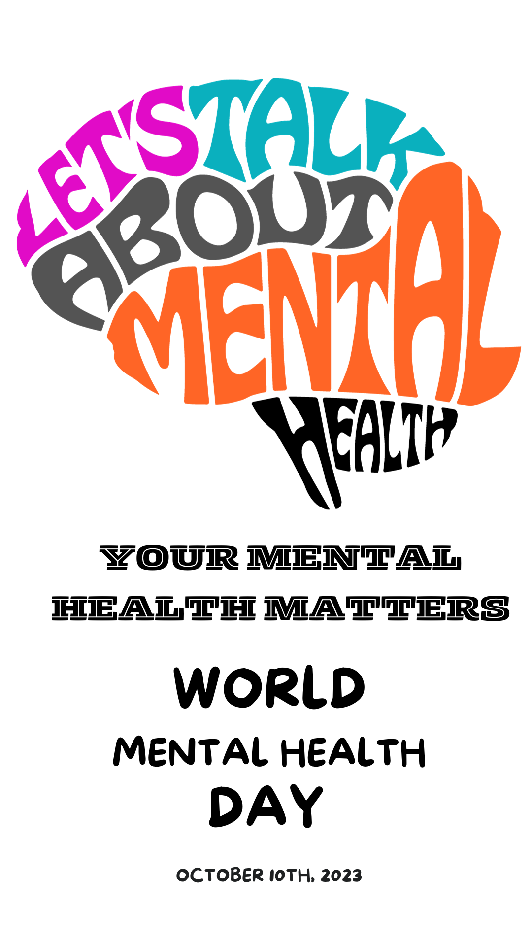 copy of white modern world mental health day your story